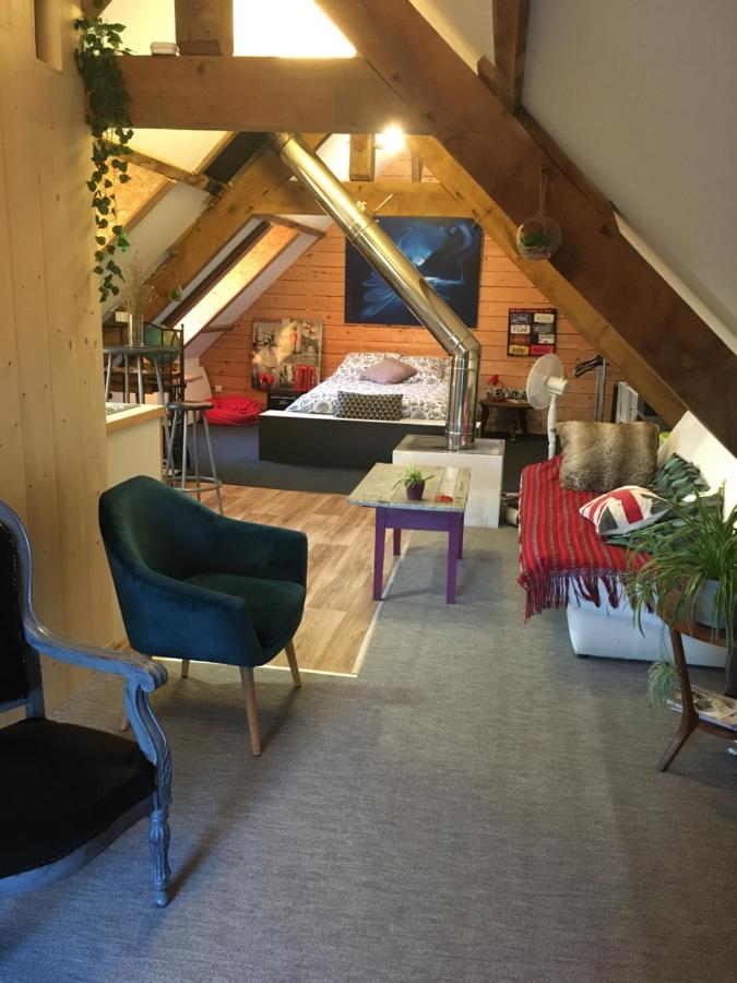 Chez Fred Avec Vue Sur Le Chateau Angles-sur-lʼAnglin Extérieur photo
