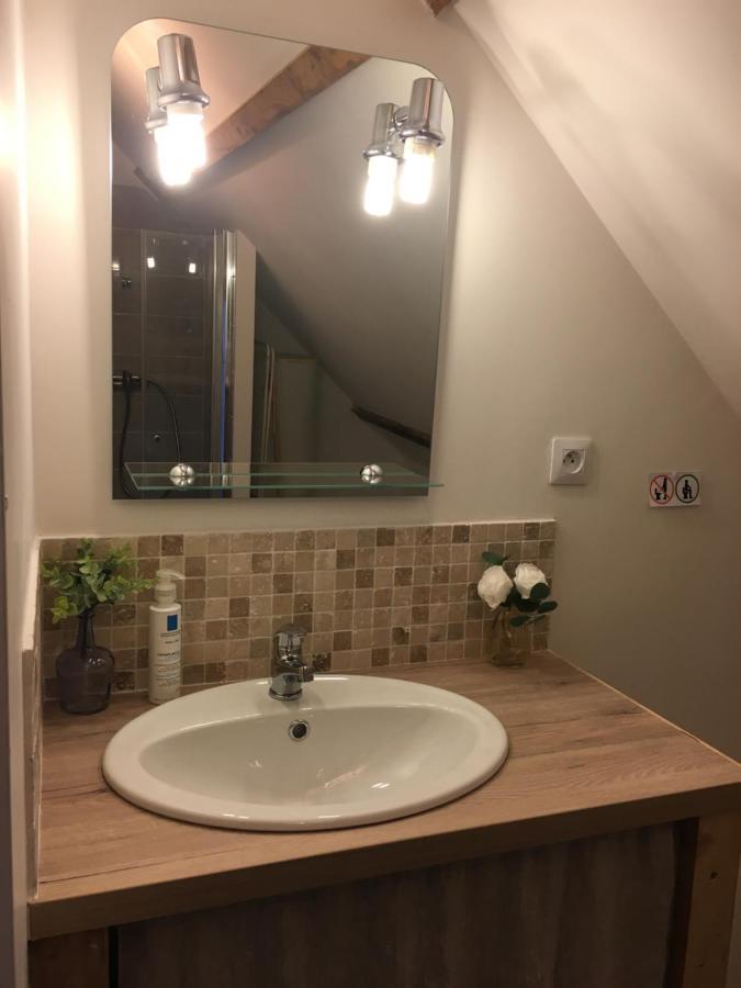 Chez Fred Avec Vue Sur Le Chateau Angles-sur-lʼAnglin Extérieur photo